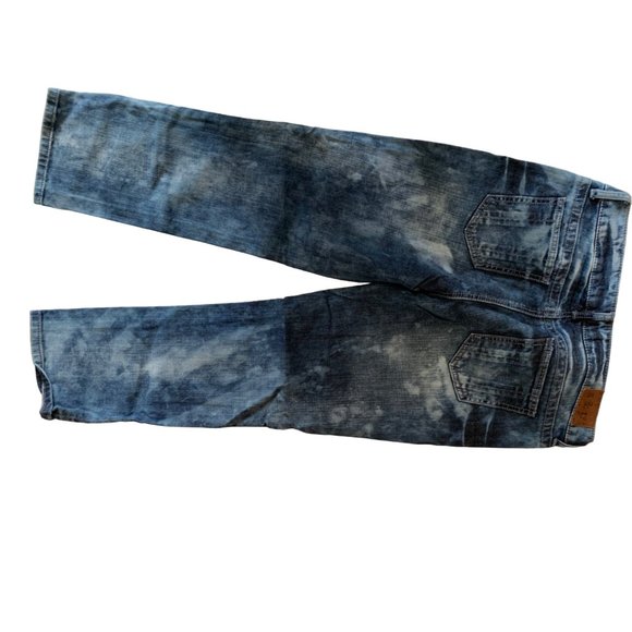 Standard and Practices Womens Size 30 Bleached Acid Wash Jeans Staight Leg - Picture 2 of 4